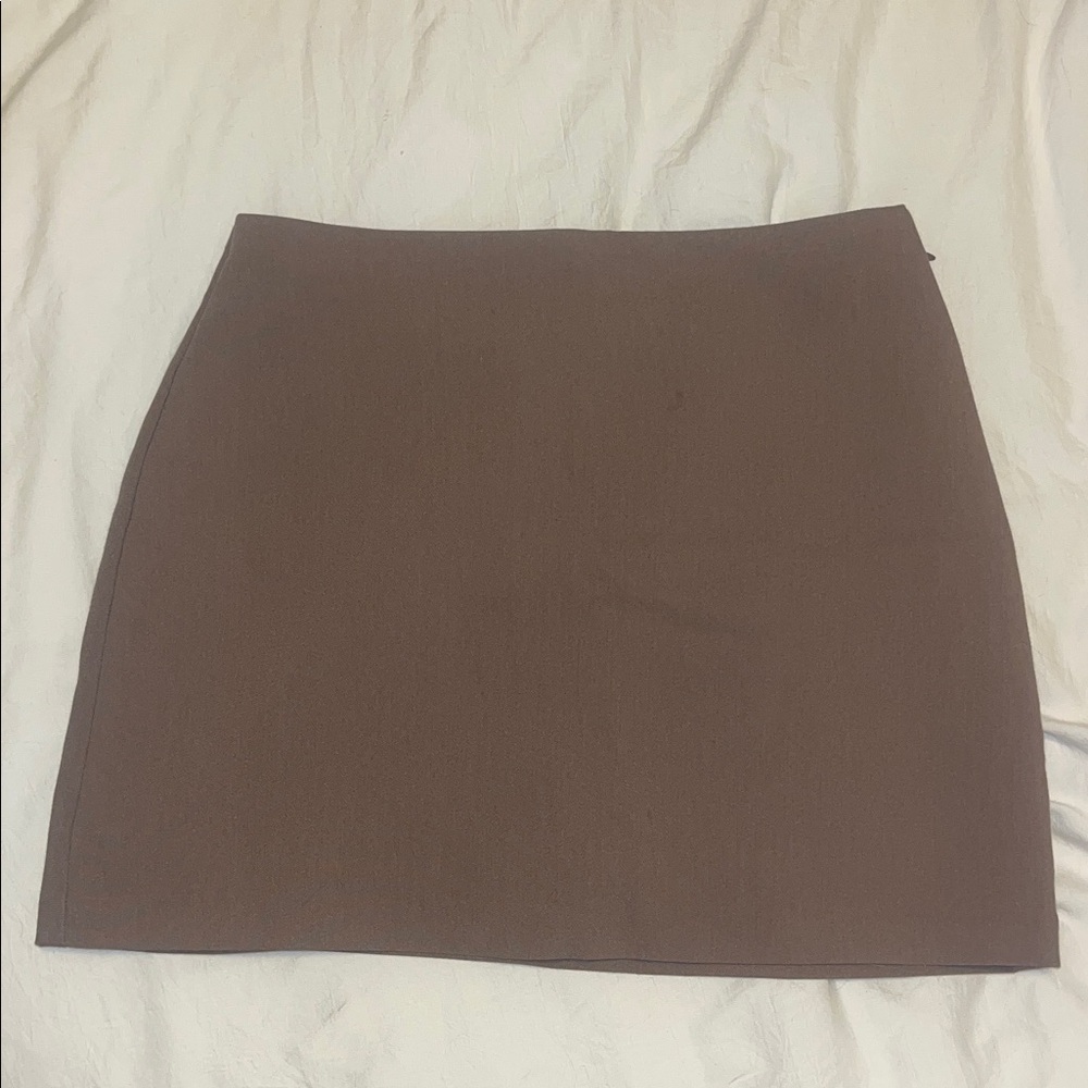Abercrombie & Fitch Brown Mini Skirt